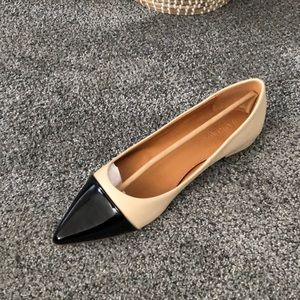 Brand new never worn J Crew two toned flats